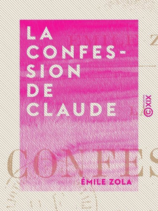 La Confession de Claude - cover