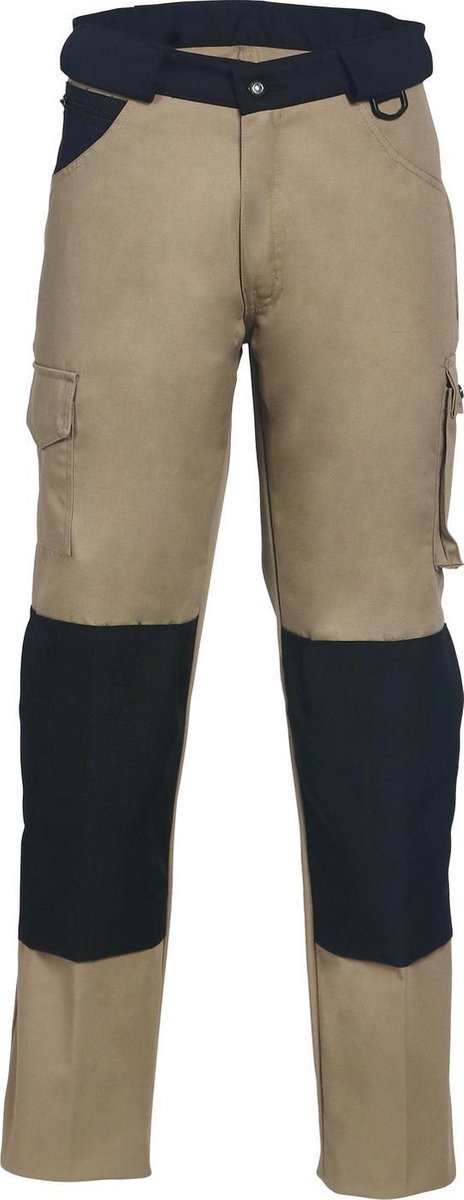HAVEP Werkbroek Worker kniezakken 8657 - Camel/Zwart - 46