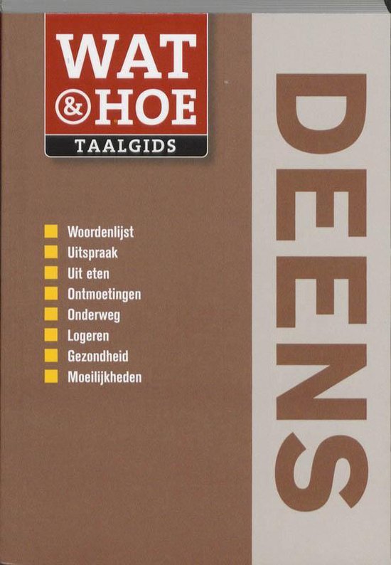 Wat En Hoe Deens Taalgids - cover