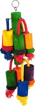Happy Pet Playtime Multiwood 3 - Vogelspeelgoed - 45 x 12 x 12 cm
