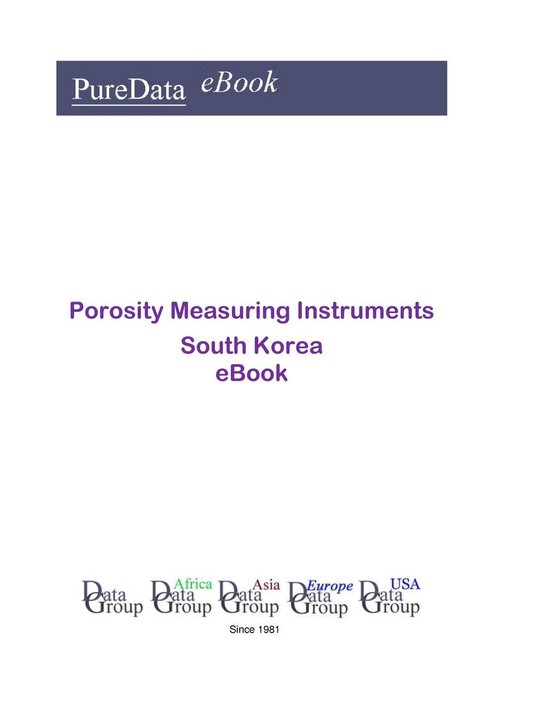 PureData eBook - Porosity Measuring Instruments in South Kor ... - cover