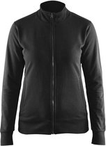 Blaklader Dames sweatshirt 3372-1158 - Zwart - XXS