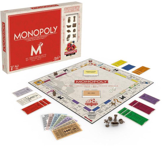 Monopoly 80ste Verjaardag Editie België - Bordspel | Games | bol.com