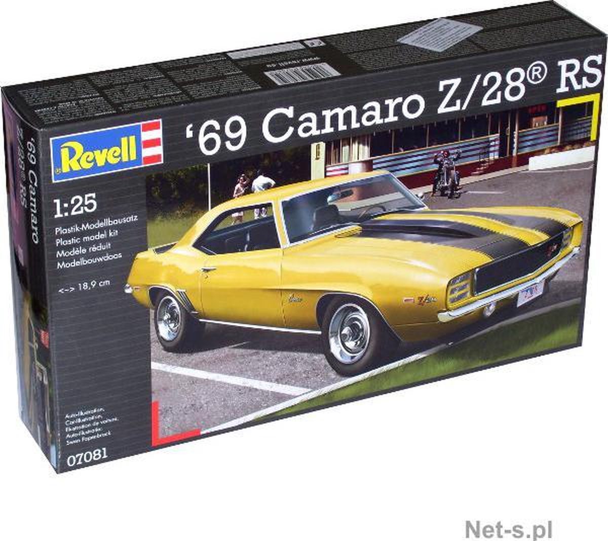 The Revell 1/25 1969 Camaro Z/28 RS