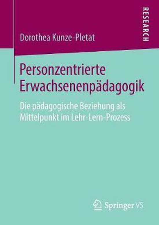 Personzentrierte Erwachsenenpädagogik - cover