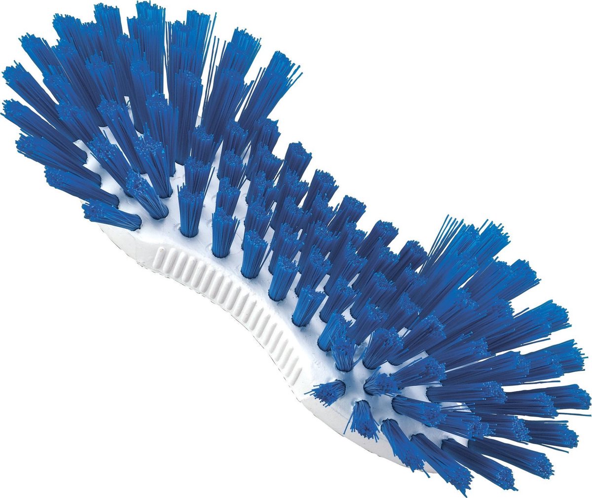 Excellent Schrob-borstel - Kookbestendige brede borstel - Geschikt voor paarden - 6x27x13 cm - Blauw