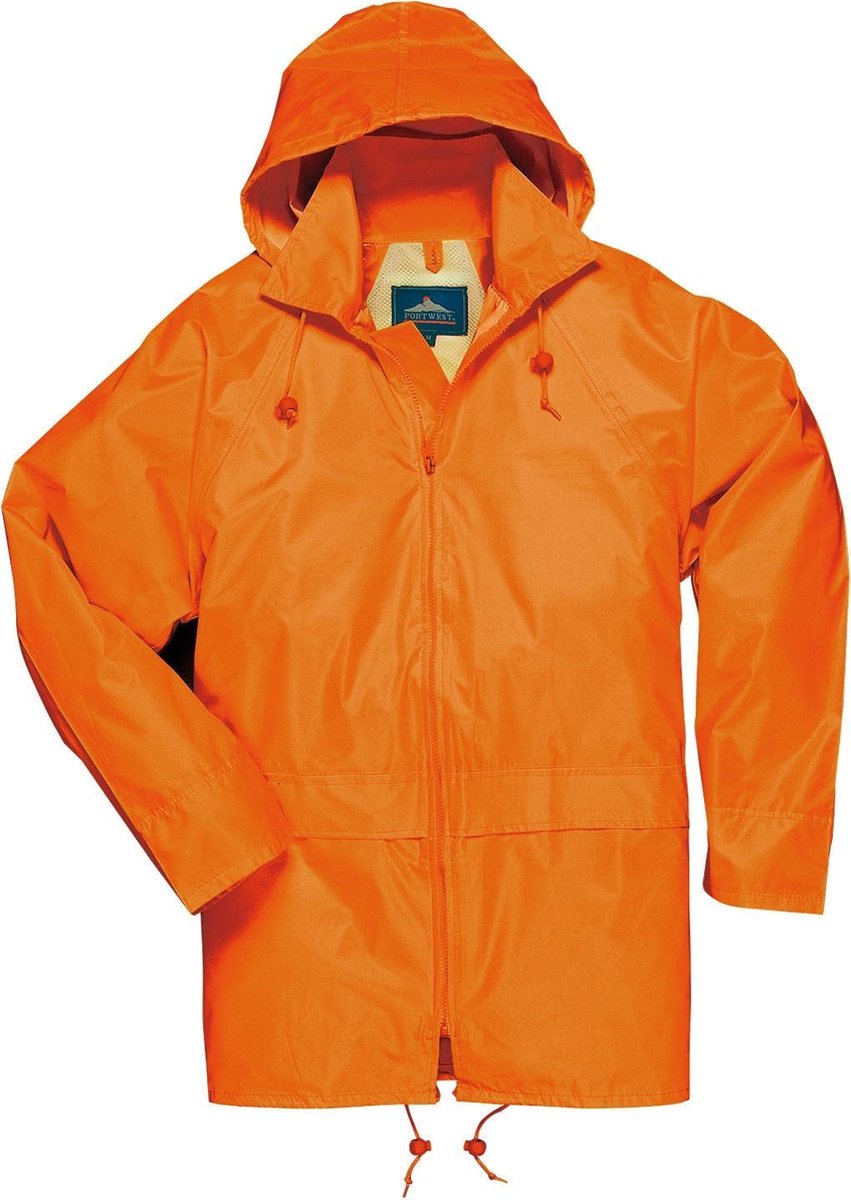 Portwest Klassieke Volwassen Regenjas S440 - Oranje - M
