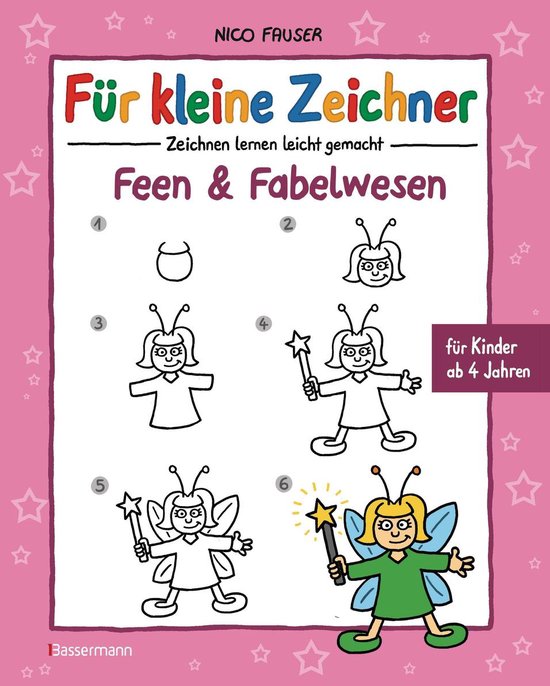 Für kleine Zeichner - Feen und Fabelwesen - cover