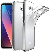 Transparant TPU Siliconen Backcover Case Hoesje voor LG V30