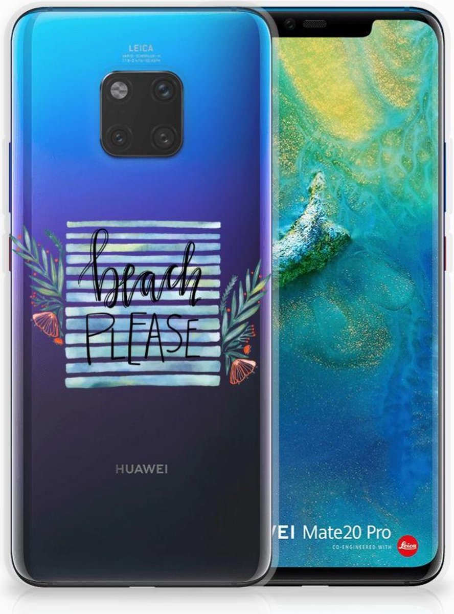 Huawei Mate 20 Pro Telefoonhoesje met Naam Boho Beach