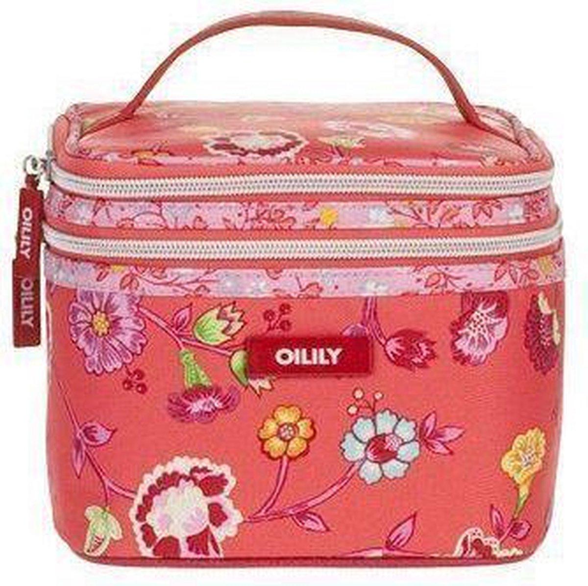 Oilily Classic Ivy Square Cosmeticbag Tangerine | bol
