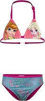Disney Frozen Bikini - Elsa & Anna - 4 Jaar - Maat 104 - Roze / Aqua