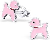 Little Bijoux oorknopje hondje roze