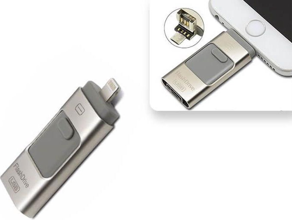 bol.com | Flash drive voor smartphone - Externe geheugen - Tablet