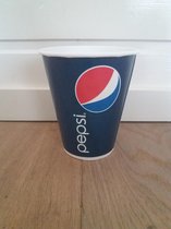 Pepsi cola beker. Inhoud: 300 ml. Doos á 2000 stuks