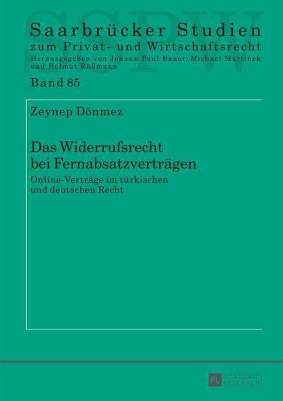 Saarbruecker Studien zum Privat- und Wirtschaftsrecht 85 - C ... - cover