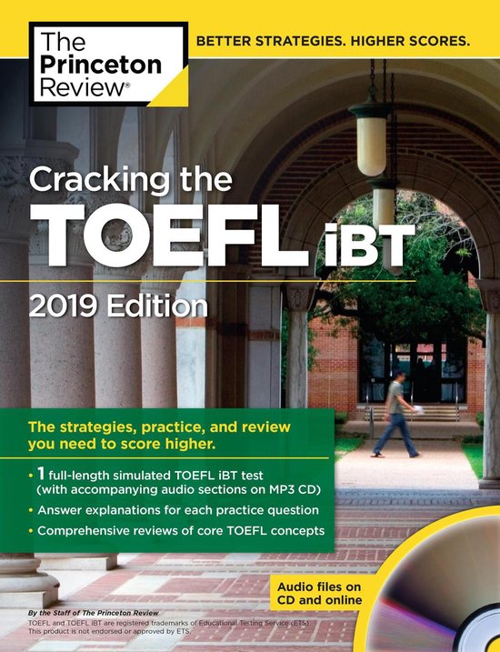 Cracking the TOEFL iBT with Audio CD, 2019 Edition - cover