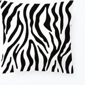 Kussenhoes Zebra | Black and White | Kussenhoes met Rits 45 x 45 cm