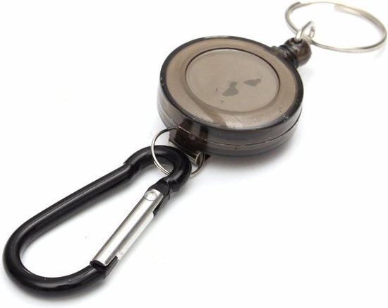 Porte-clés avec cordon coulissant - noir - NicestShop