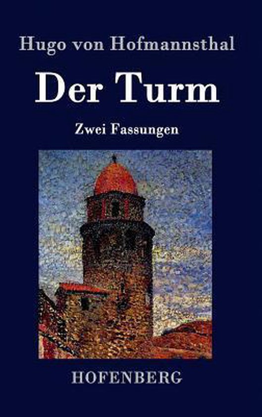 Boek 'Der Turm' met een schilderij van een toren met een rode koepel op de omslag.
