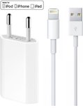 Oplader Voor Apple 5 / 5S / 5C / 6 / 6 PLUS - USB Lader en Lightning datakabel ( ook voor iPod en iPad )