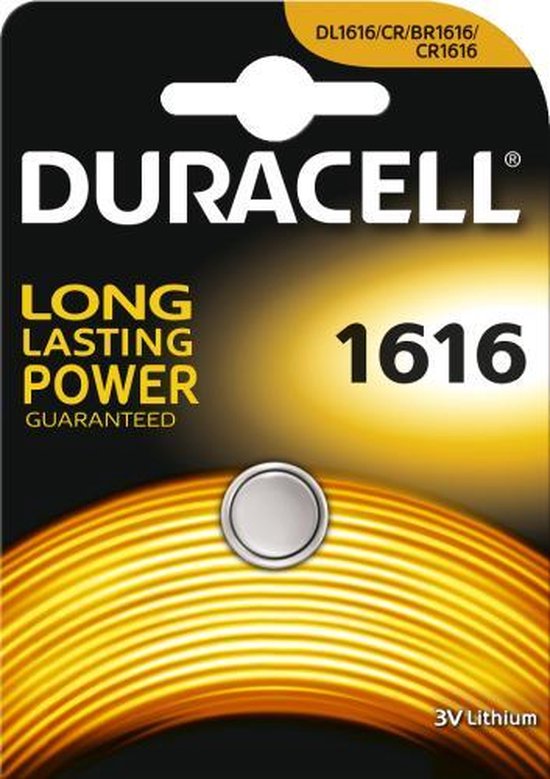 Pile bouton Duracell au lithium 1616 - Par pièce | bol.com