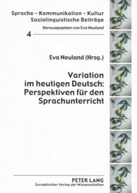 Variation im heutigen Deutsch: Perspektiven für den Sprachu ... - cover