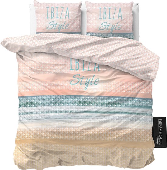 Dreamhouse Bedding Ibiza Style - Dekbedovertrekset - Extra Groot - 260x200/260 + 2 kussenslopen 60x70 - Multi