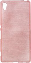 Sony Xperia Z3 Plus / Z4 - Glossy TPU case hoesje frontje Roze