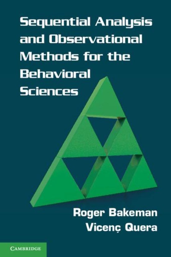Sequential Analysis and Observational Methods for the Behavi ... - cover