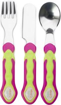 Vital Baby Stainless Steel Cutlery Set - Pink