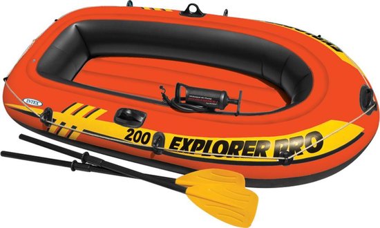bol.com | Intex Explorer Pro 200 Set - Opblaasboot - Mét peddels en pomp