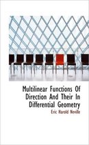 Multilinear Functions of Direction and Their in Differential Geometry