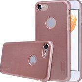 Nillkin - Geschikt voorSuper Frosted Shield Backcover voor de Apple iPhone SE (2022) / SE (2020) / 8 / 7 - Rose Gold