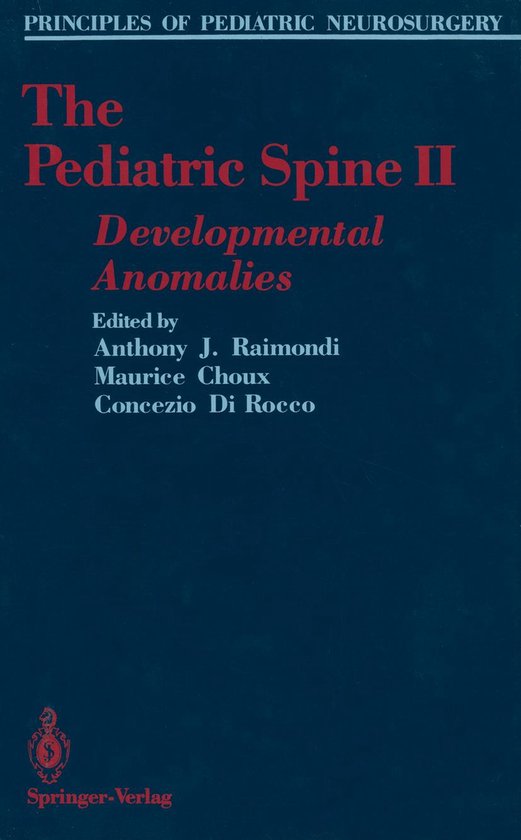 Principles of Pediatric Neurosurgery - The Pediatric Spine I ... - cover