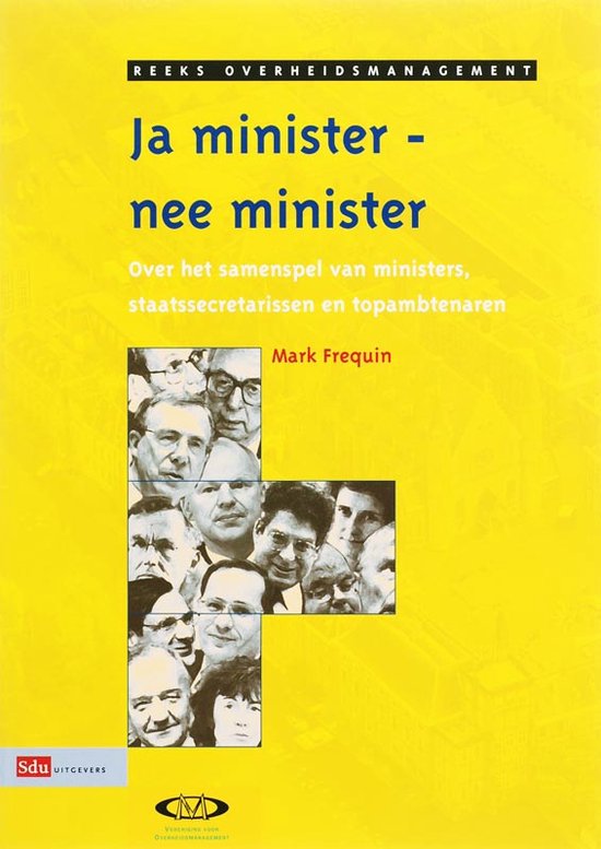 Cover van het boek 'Ja minister, nee minister' van R. Coops en M. Frequin