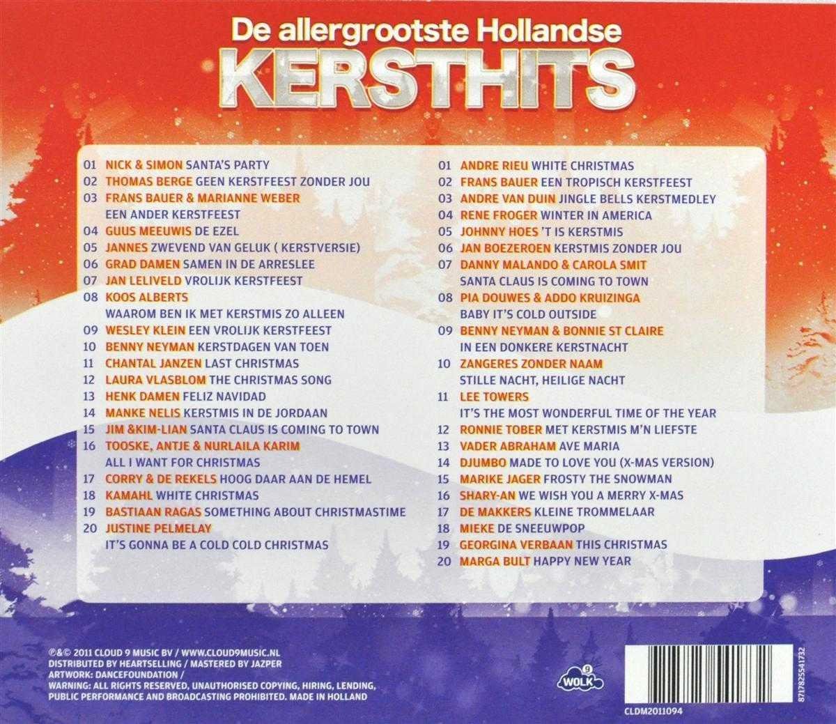 De Allergrootste Hollandse Kersthits (CD)