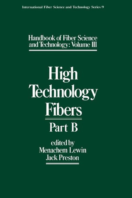 International Fiber Science and Technology - Handbook of Fib ... - cover