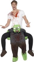 Halloween - Instapkostuum zombie voor volwassenen - Halloween/ horror verkleedpak