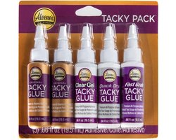 Aleene's - Tacky Glue - 4 varianten - per 5 verpakt.