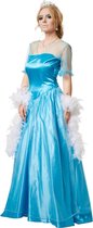 dressforfun - IJsprinses M - verkleedkleding kostuum halloween verkleden feestkleding carnavalskleding carnaval feestkledij partykleding - 301889