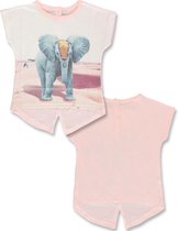 Lemon Beret t-shirt meisjes - roze - 136710 - maat 86