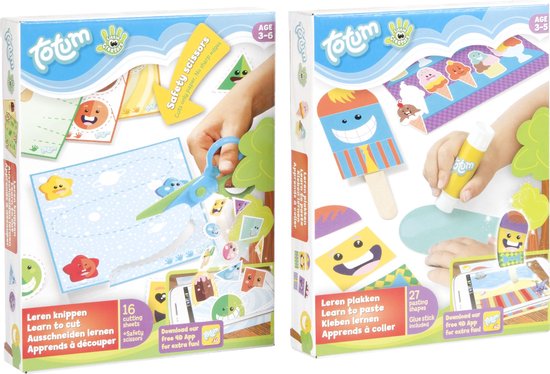 Knutselset Eerly Learning Combipack Little creators Leren knippen + Leren plakken