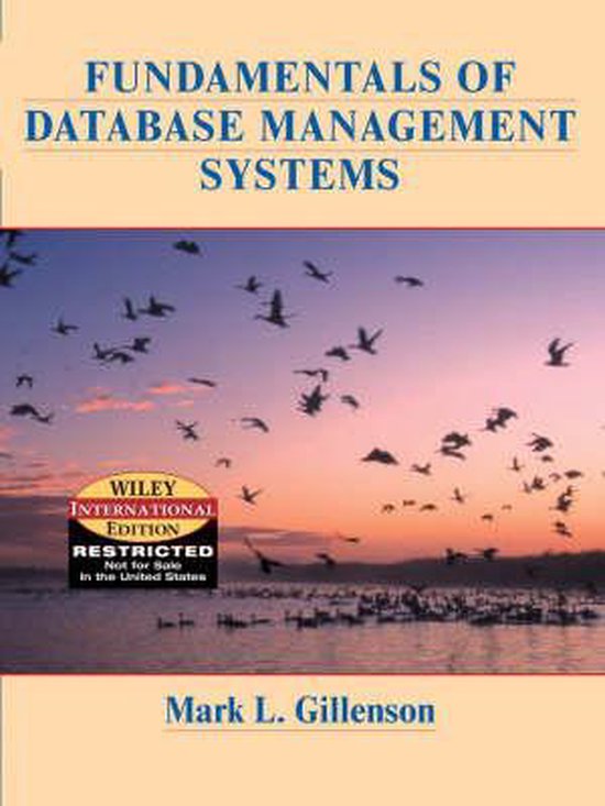 WIE Fundamentals of Database Management Systems - cover