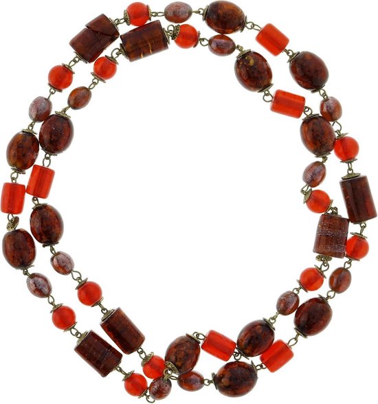 BABEYOND Halsketting voor dames en heren, parelketting, lange halsketting met parels, Gatsby-accessoires, jaren 20, Glas, Parel