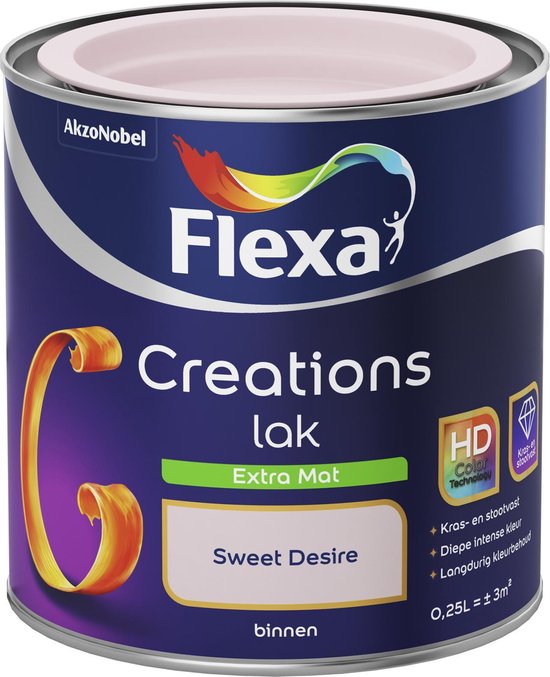 Flexa Creations - Lak Extra Mat - Sweet Desire - 250 ml