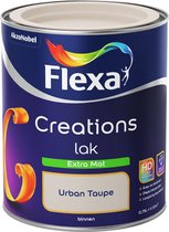 Flexa Creations - Lak Extra Mat - Urban Taupe - 750 ml | bol.com