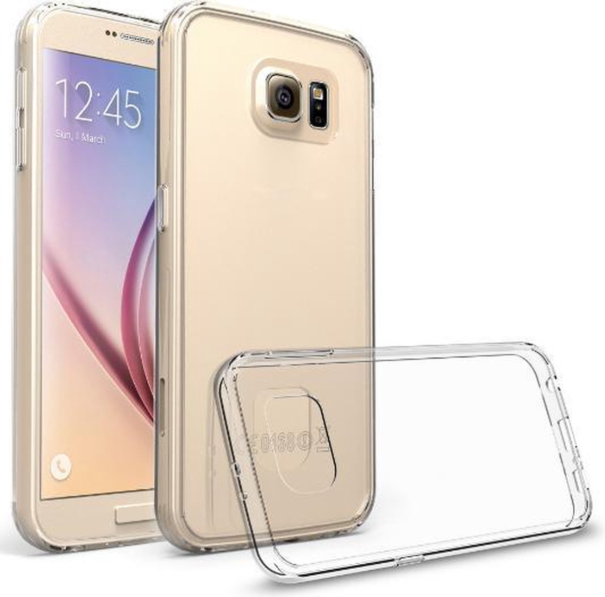 Transparant silicone (flexibel) telefoonhoesje/case/cover voor Samsung Galaxy S7 Edge