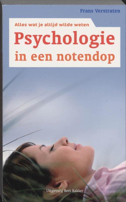 Cover van het boek 'Psychologie in een notendop'