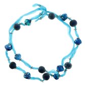 Lange ketting blauw